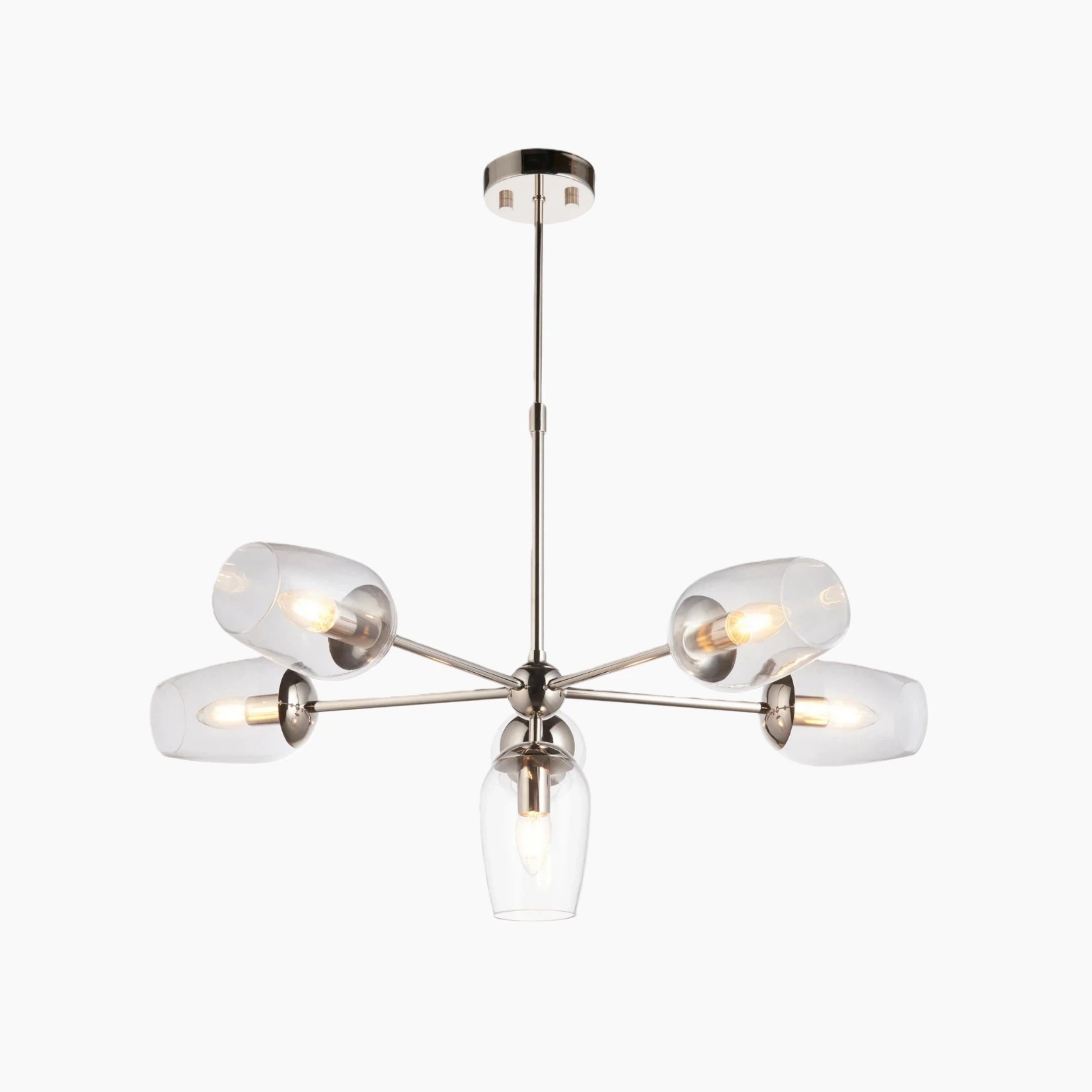 Serion Kristallen Glazen Hanglamp Moderne Kroonluchter - Opvallende Verlichting voor Horeca & Residentiële Ruimtes HL2150