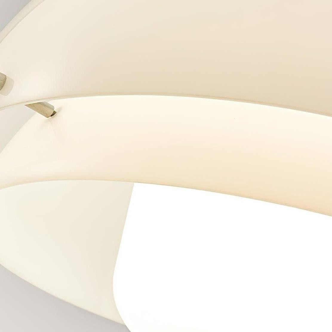 Moderne Melk Witte Multilagen Sferische Hanglamp HL309
