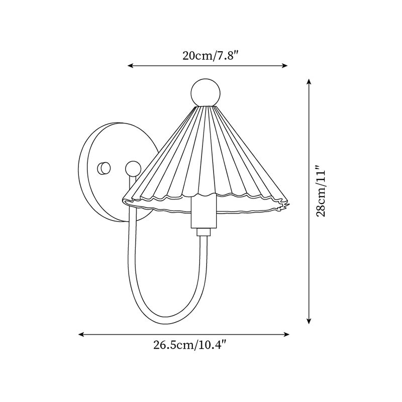 Nordic massief houten nachtkastje wandlamp HL1267