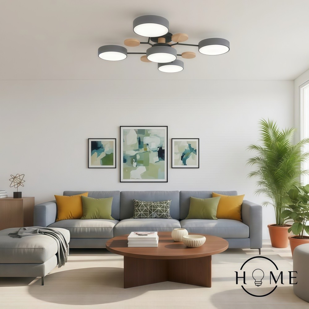 Nordic vertakte schijf LED plafondlamp HL215