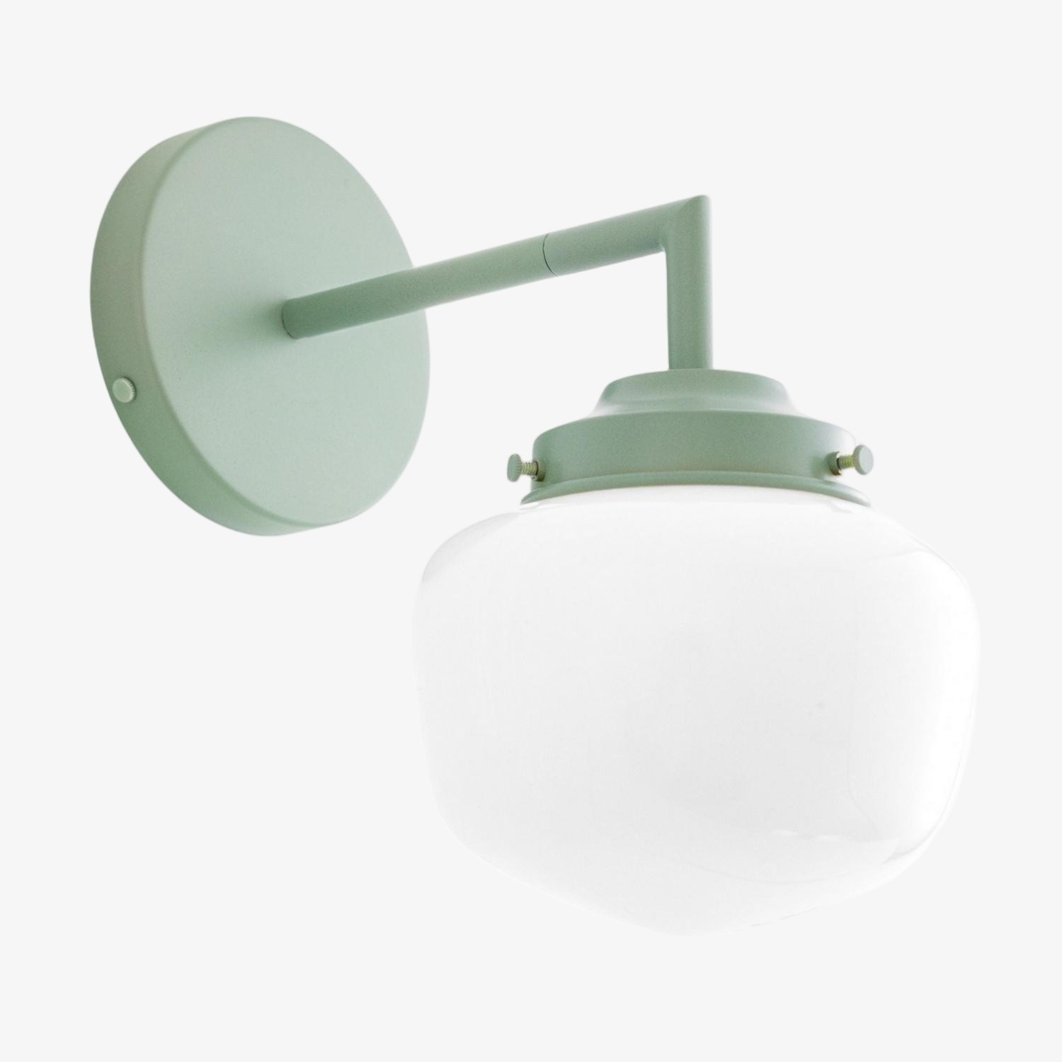 Opaalglazen wastafellamp - Vintage geïnspireerde badkamerwandverlichting HL1666
