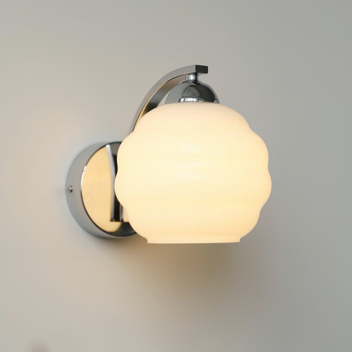 Vintage Glazen Bauhaus Art Deco Wandlamp HL282