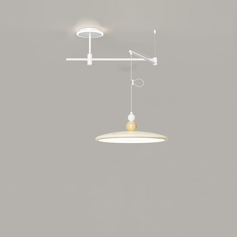 Nordic Iron Flying Saucer LED verplaatsbare rocker arm hanglamp HL1107