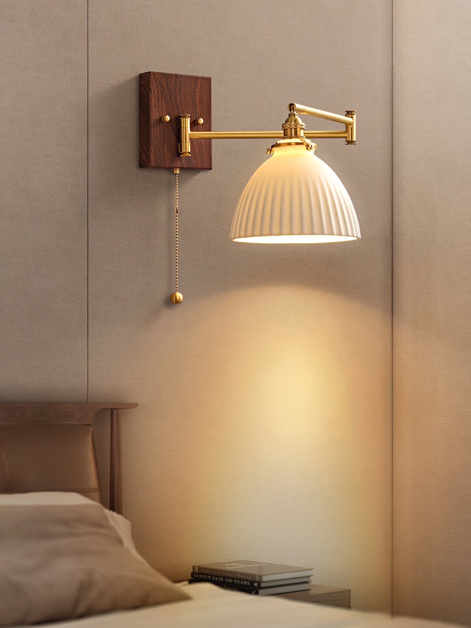 Keramische geometrie wandlamp HL499