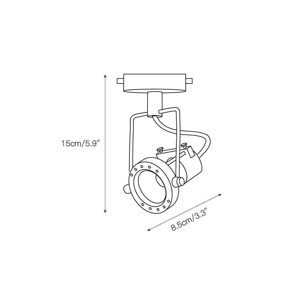 Lucide industriële railverlichting HL3248