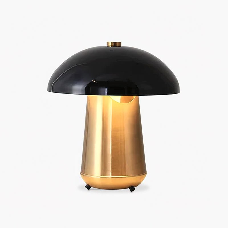 Metalen bedekte paddestoel holle tafellamp HL656