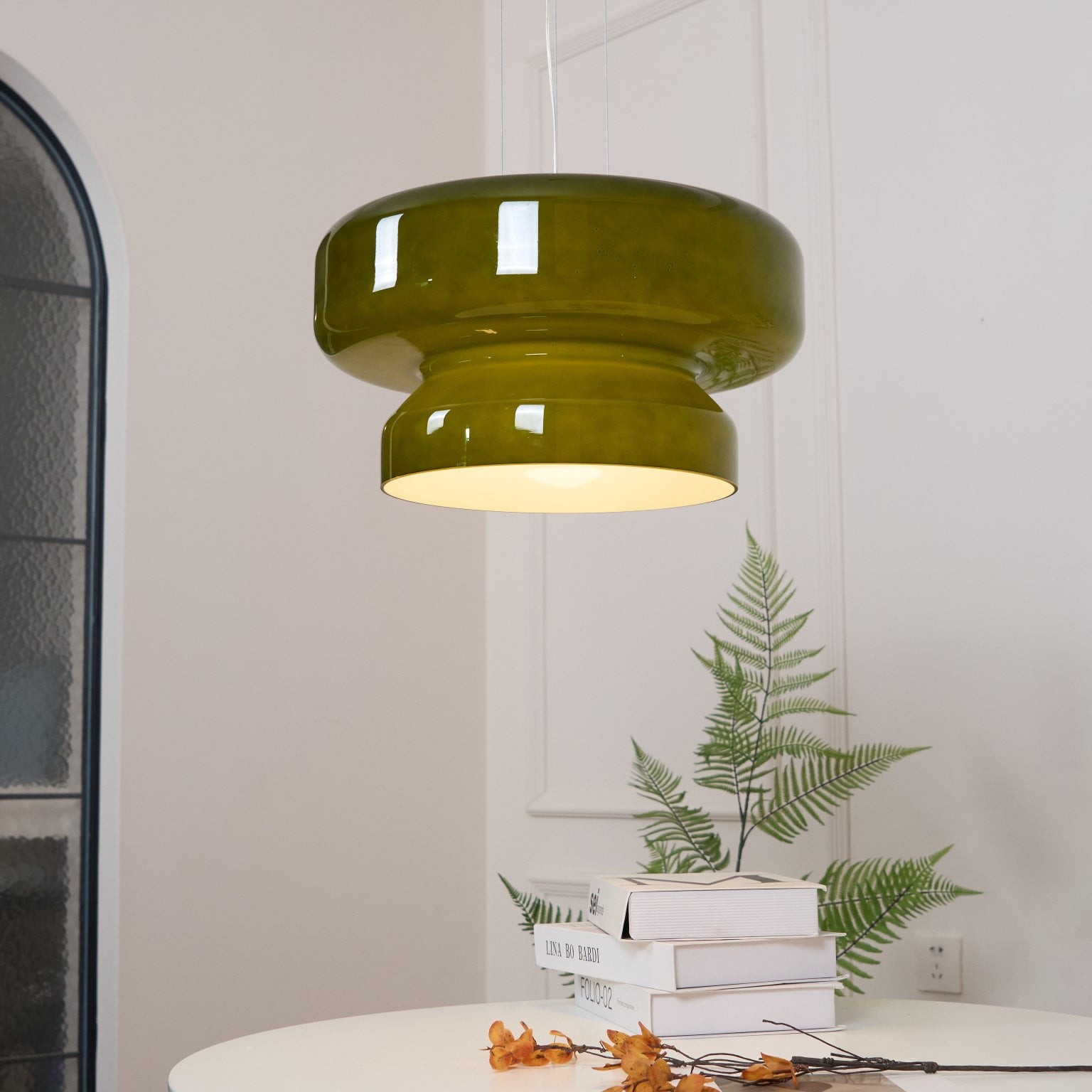 Boheemse Stijl Minimalistische Glazen Hanglamp HL382
