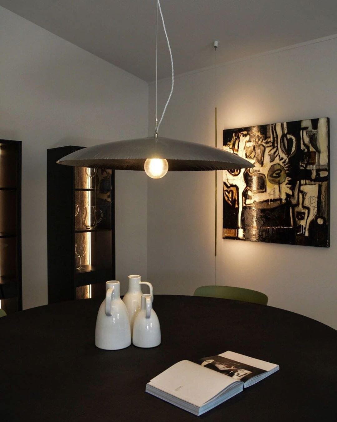 Gehamerde messing hanglamp HL1396