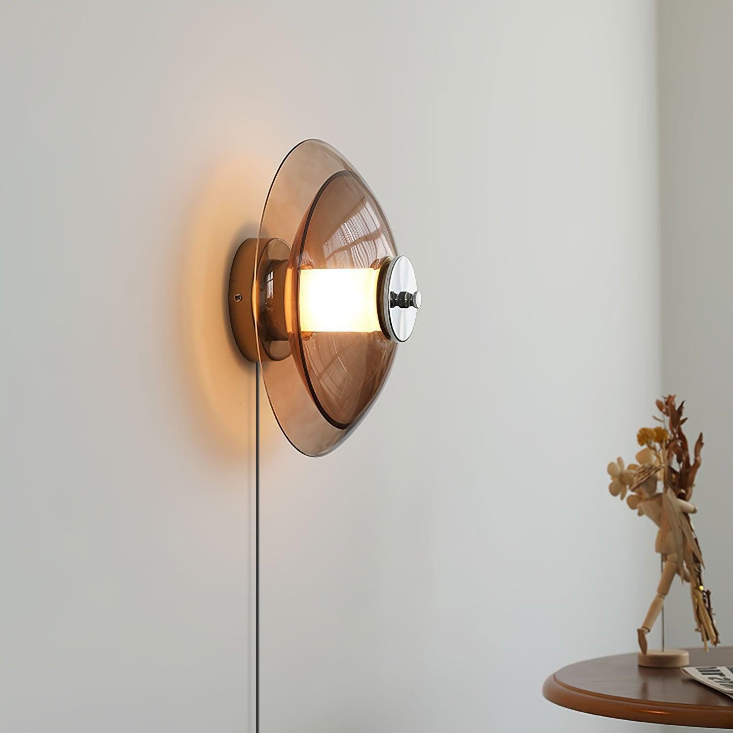 Vliegende Schotel Plug-in Wandlamp HL425