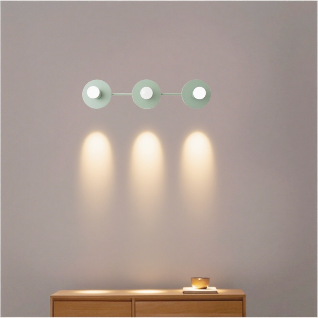 Sferische wastafelwandlamp - Moderne badkamerverlichting met 3 lampen HL1411