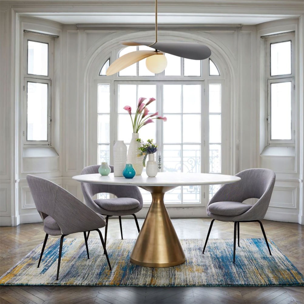 Nordic Simple Dubbellaags Bolvormige Glazen Kroonluchter HL655