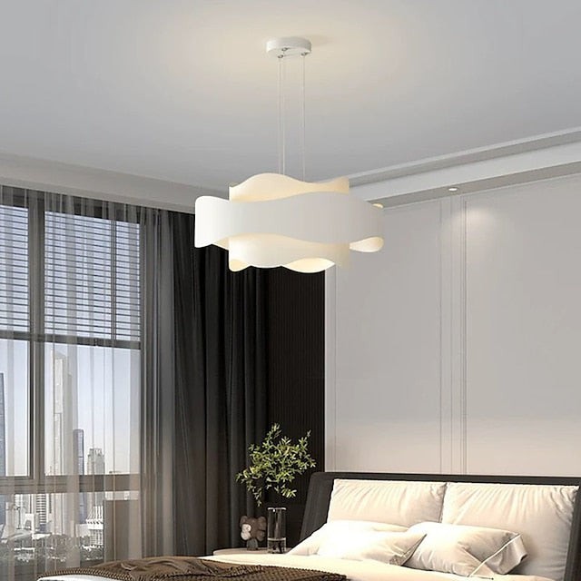 Crèmekleurige moderne minimalistische slaapkamer hanglamp HL474