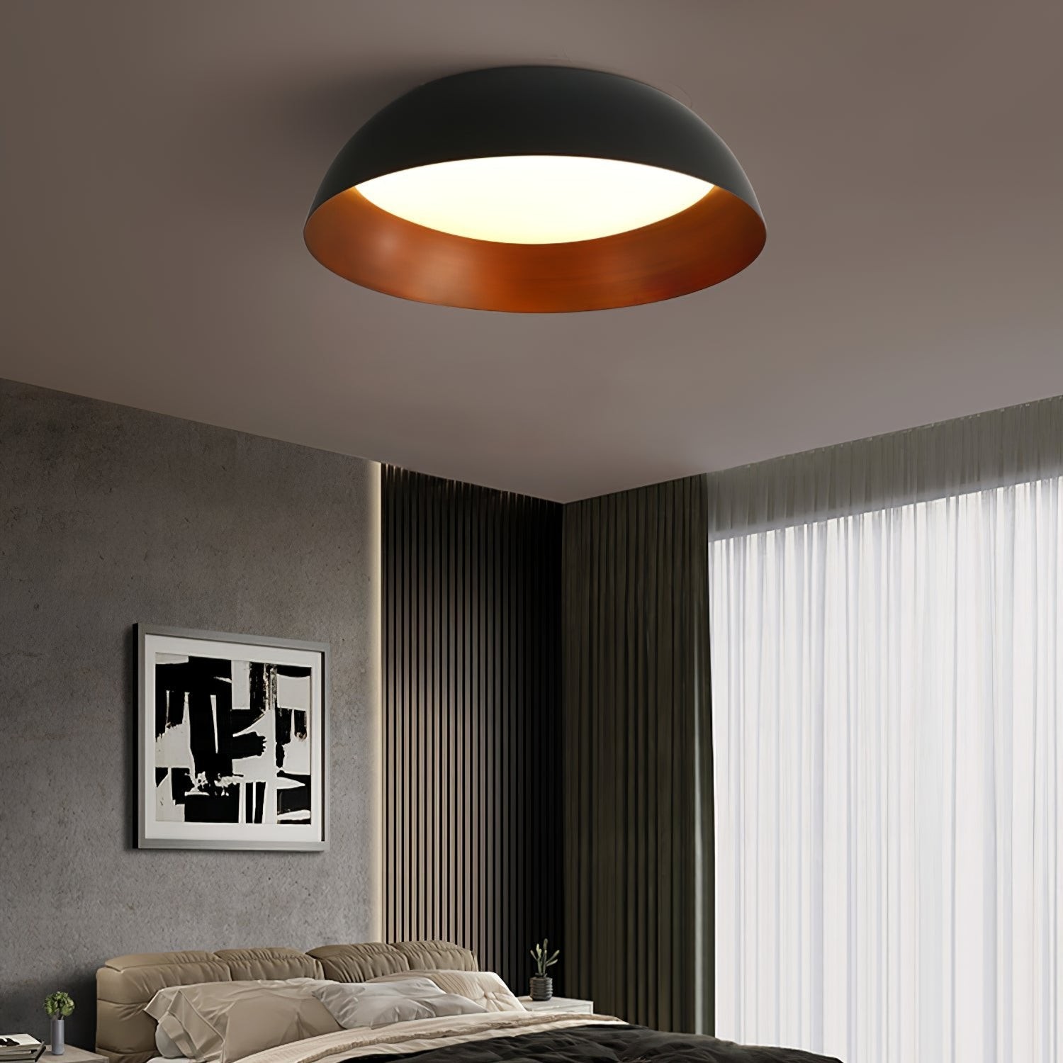 Italiaanse minimalistische komvormige plafondlamp HL596