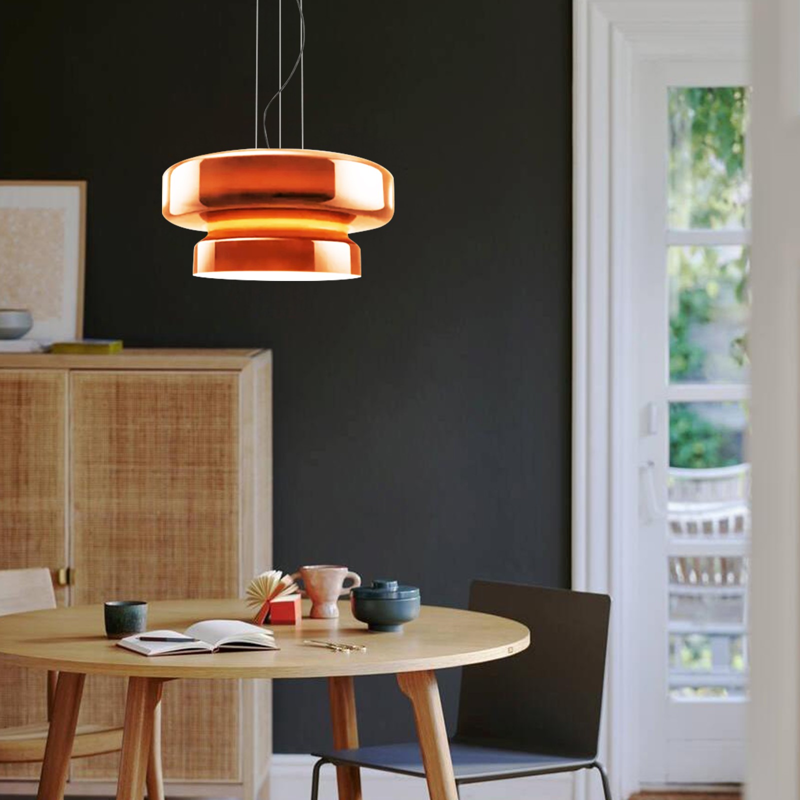 Boheemse Stijl Minimalistische Glazen Hanglamp HL382