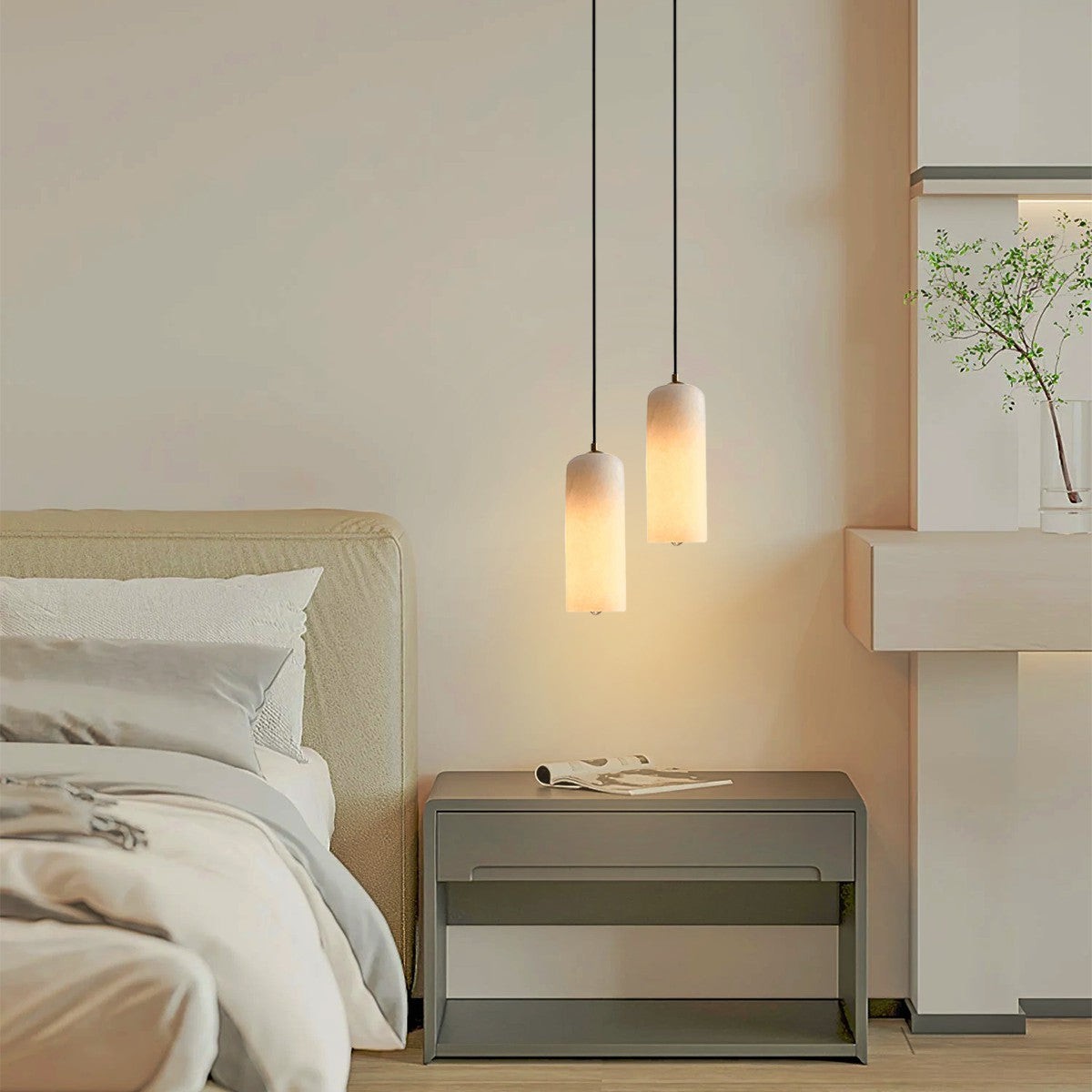 Nordic Modern Alabaster Monty hanglamp HL3441