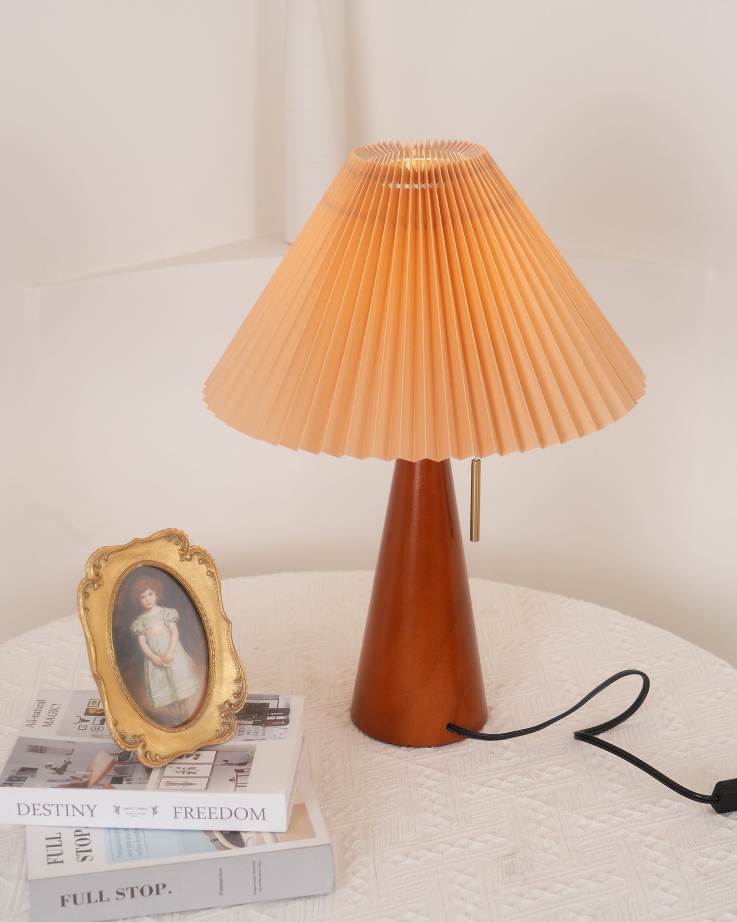 Mode Vintage Houten Tafellamp HL548