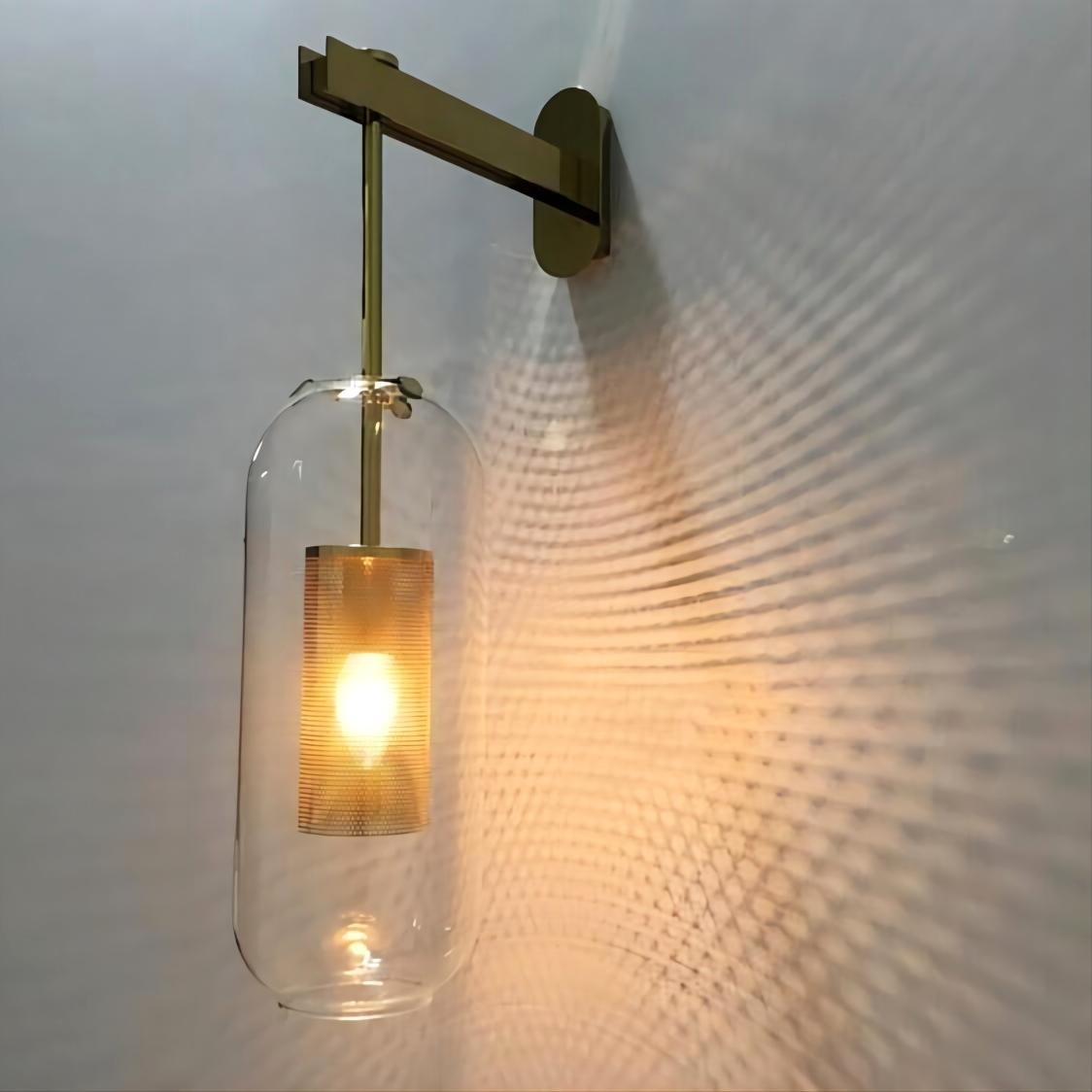 Vadim Geperforeerde Kooi Wandlamp Industrieel