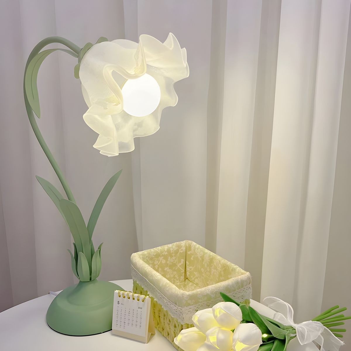 Nordic Lily Flower Tafellamp HL83