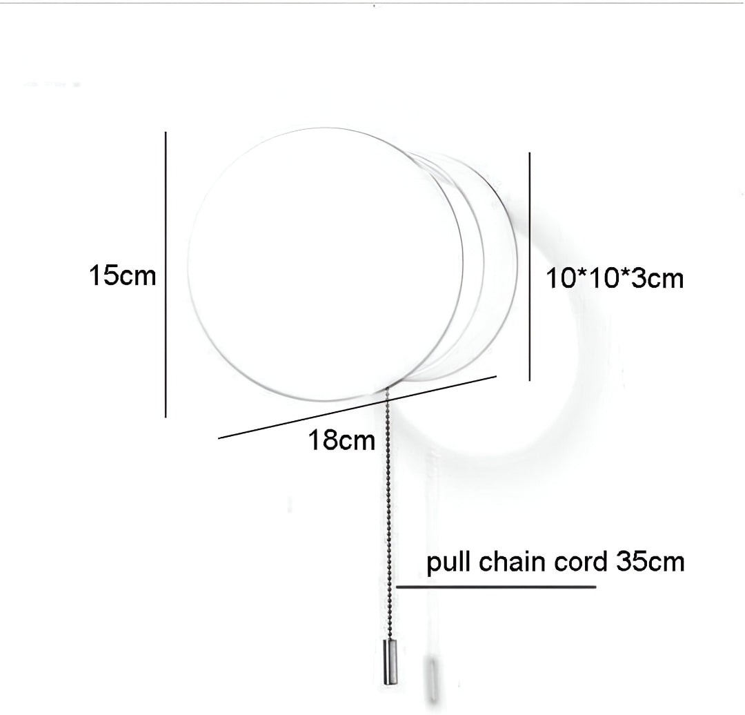 Nordic Minimalistische Trekkoord Wandlamp HL1260