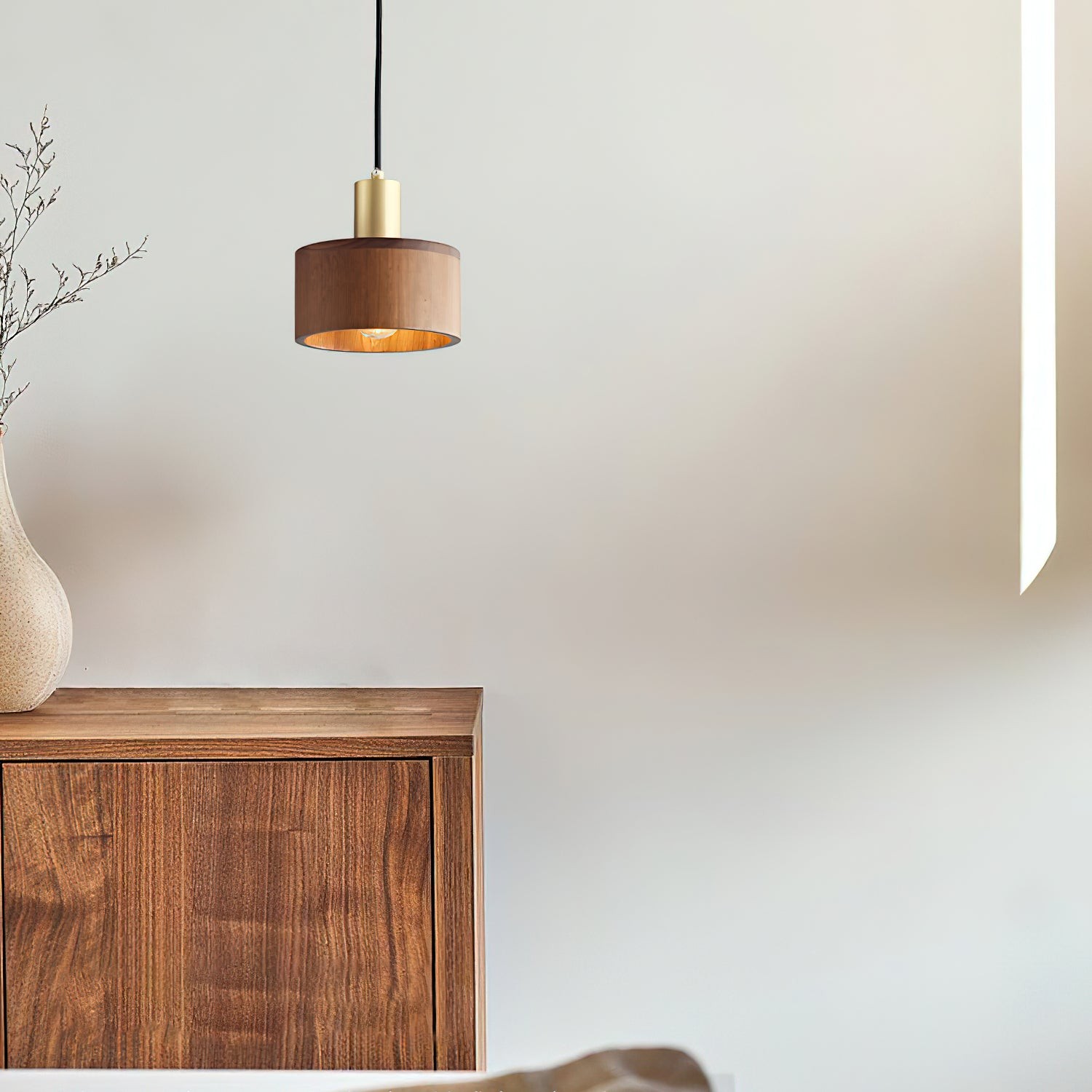 Shinki Walnoot Hanglamp HL1199