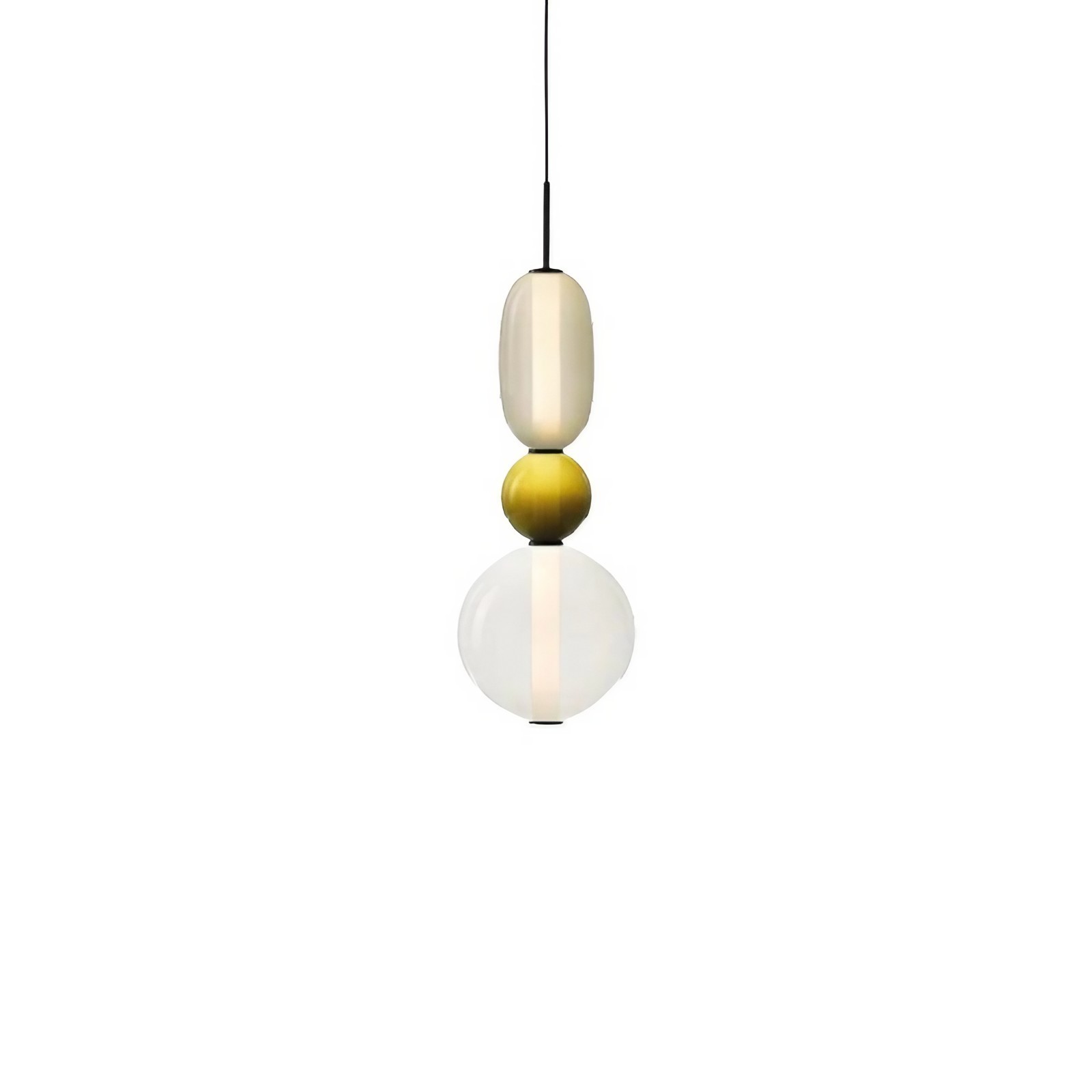 Noordse Hanglamp Van Gebrandschilderd Glas HL299