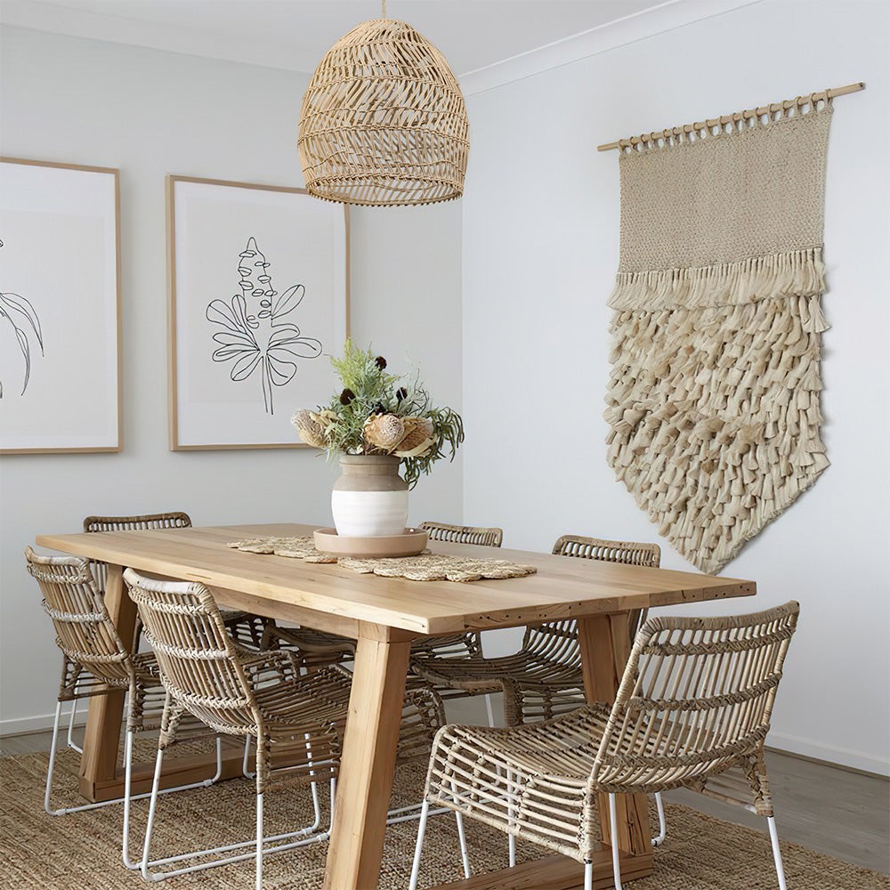 Rustieke Rieten Mand Rotan Kooi Hanglamp HL161
