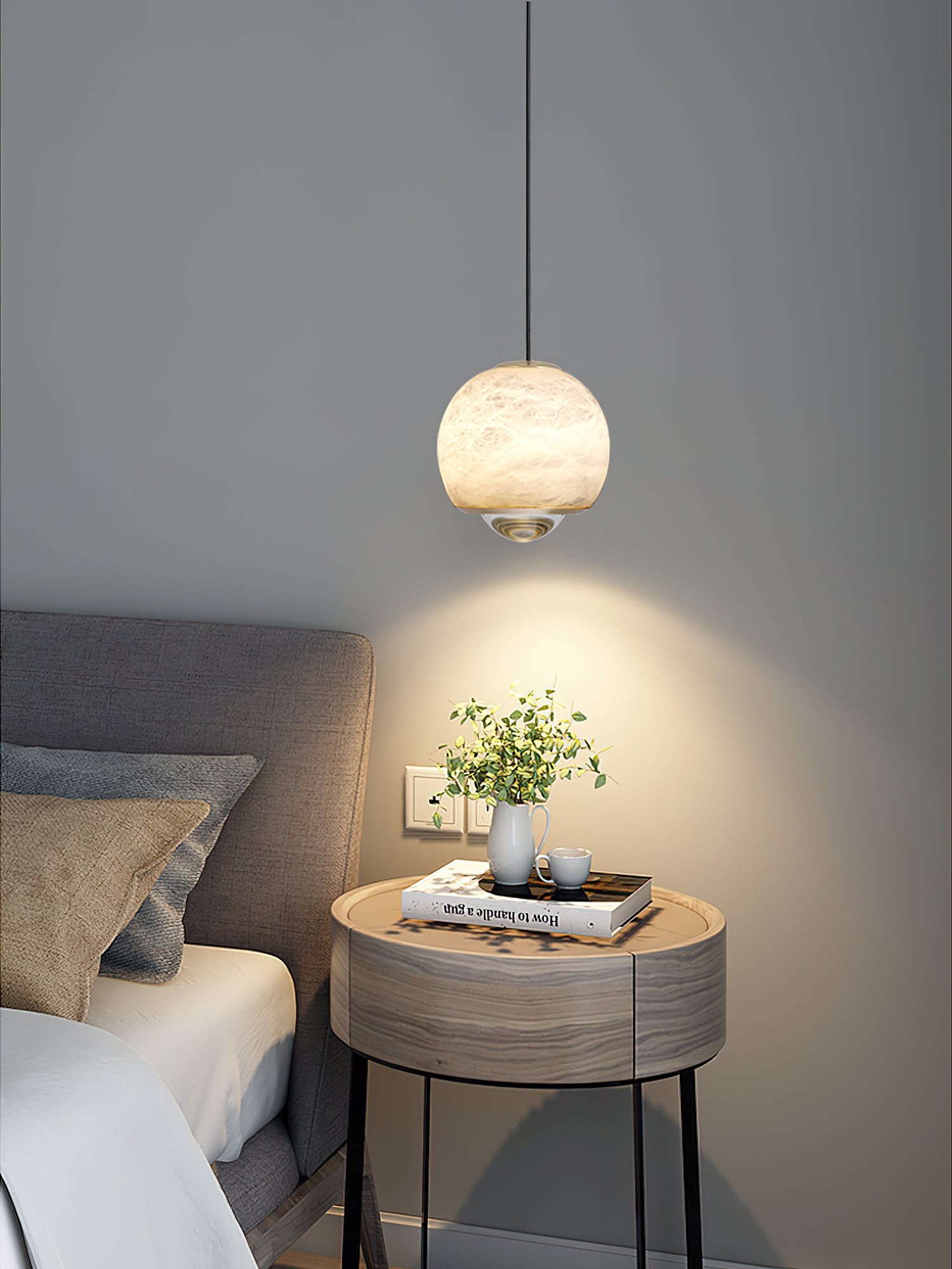 Ferox Alabaster hanglamp HL2975