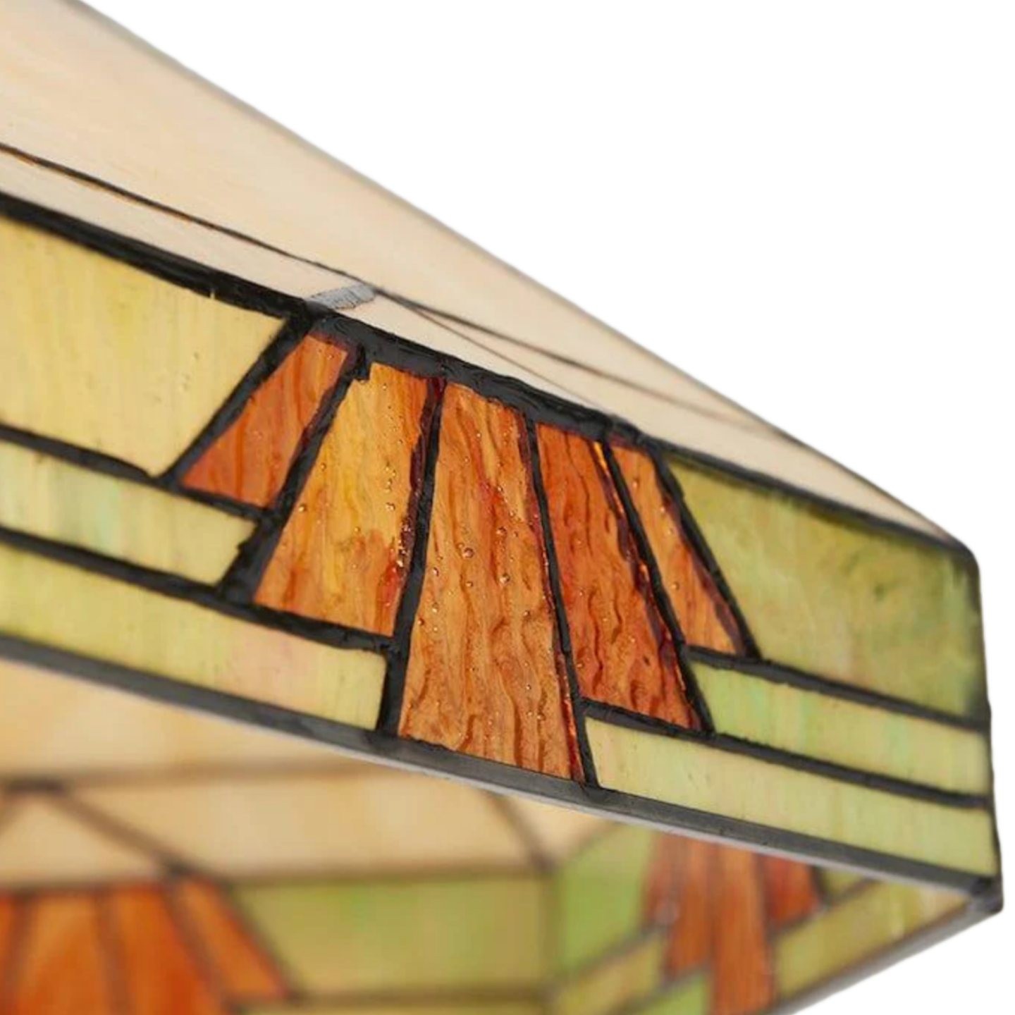 TF Nevada Vintage Hanglamp van gebrandschilderd glas - Handgemaakte kunstglazen verlichting voor eetkamers HL2166