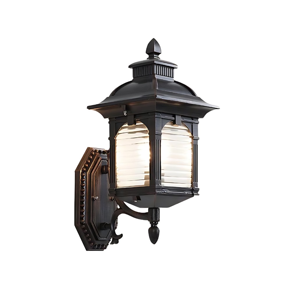 Klassieke vintage IP65 waterdichte buitenwandlamp HL3364