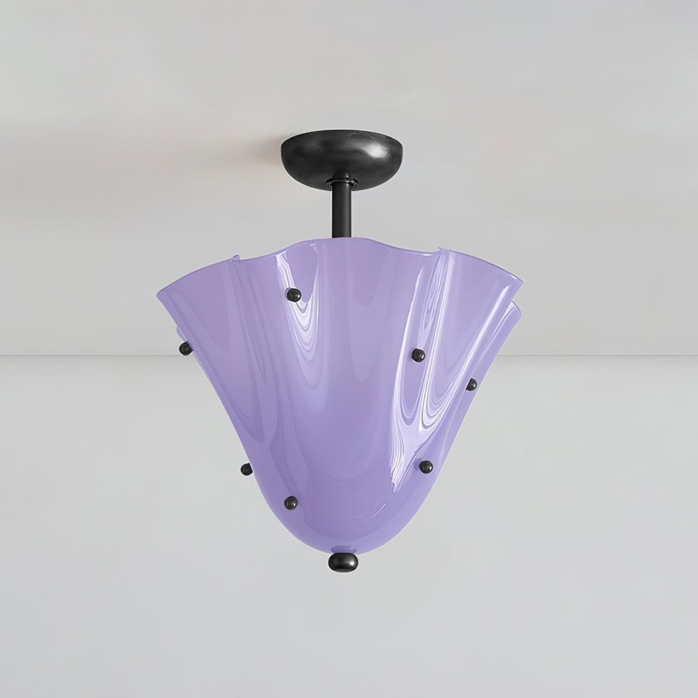 Bellina Decoratieve Glazen Plafondlamp - Moderne Sculpturale Plafondlamp HL1645
