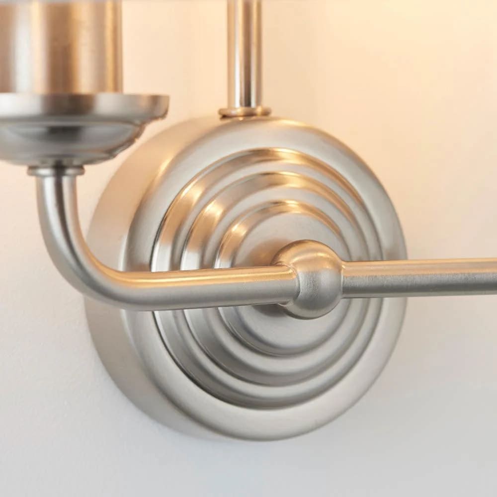 Tela Classic wandlamp met stoffen kap - Elegante wandlamp met metalen afwerking voor woonkamer/slaapkamer HL2025