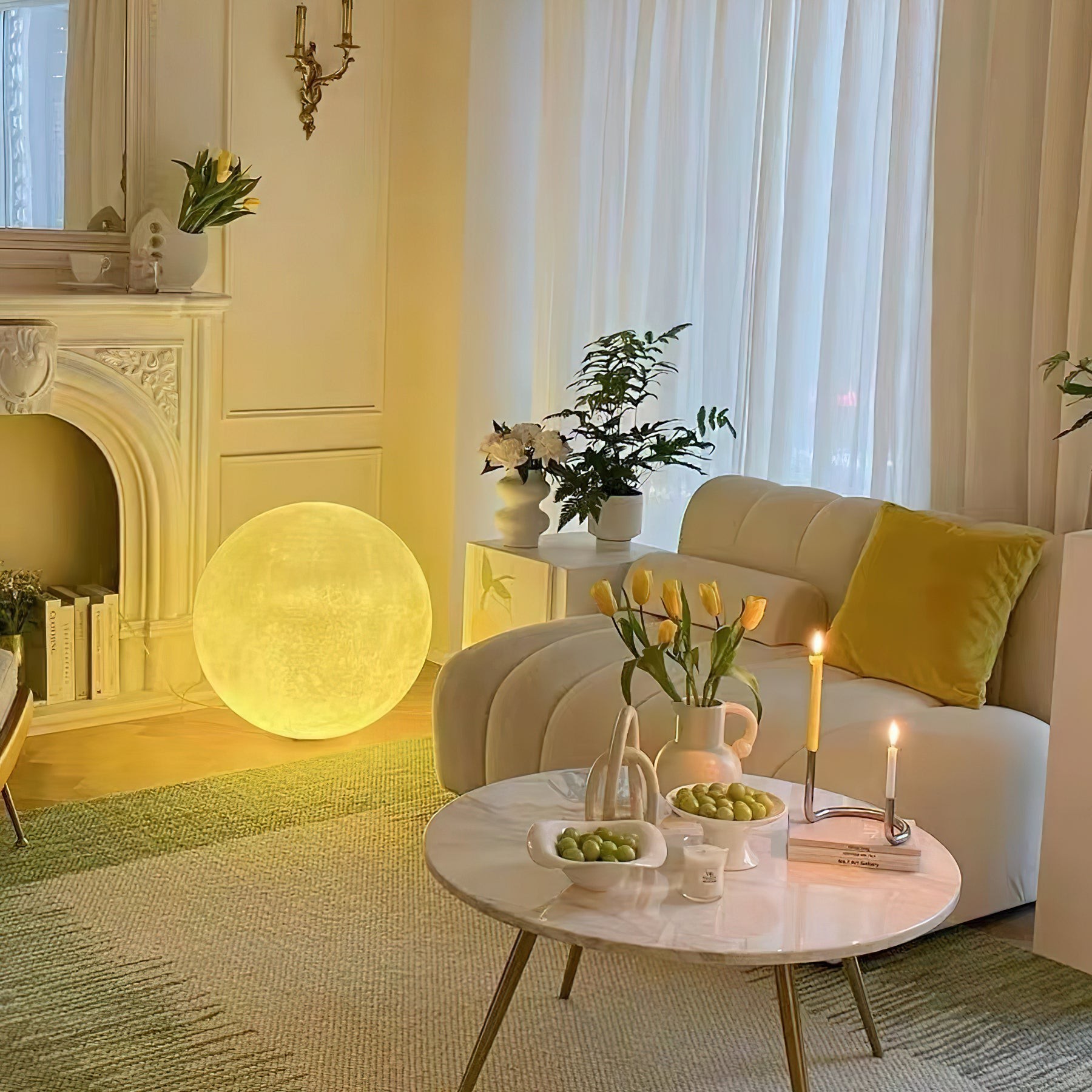 Maan vloerlamp HL1146