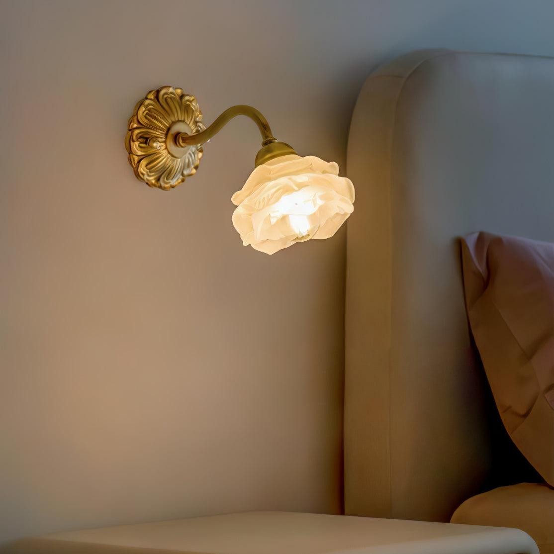 Messing Rozen Wandlamp HL394