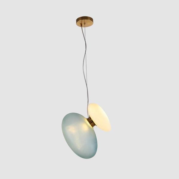 Doorschijnende hanglamp van matglas HL867