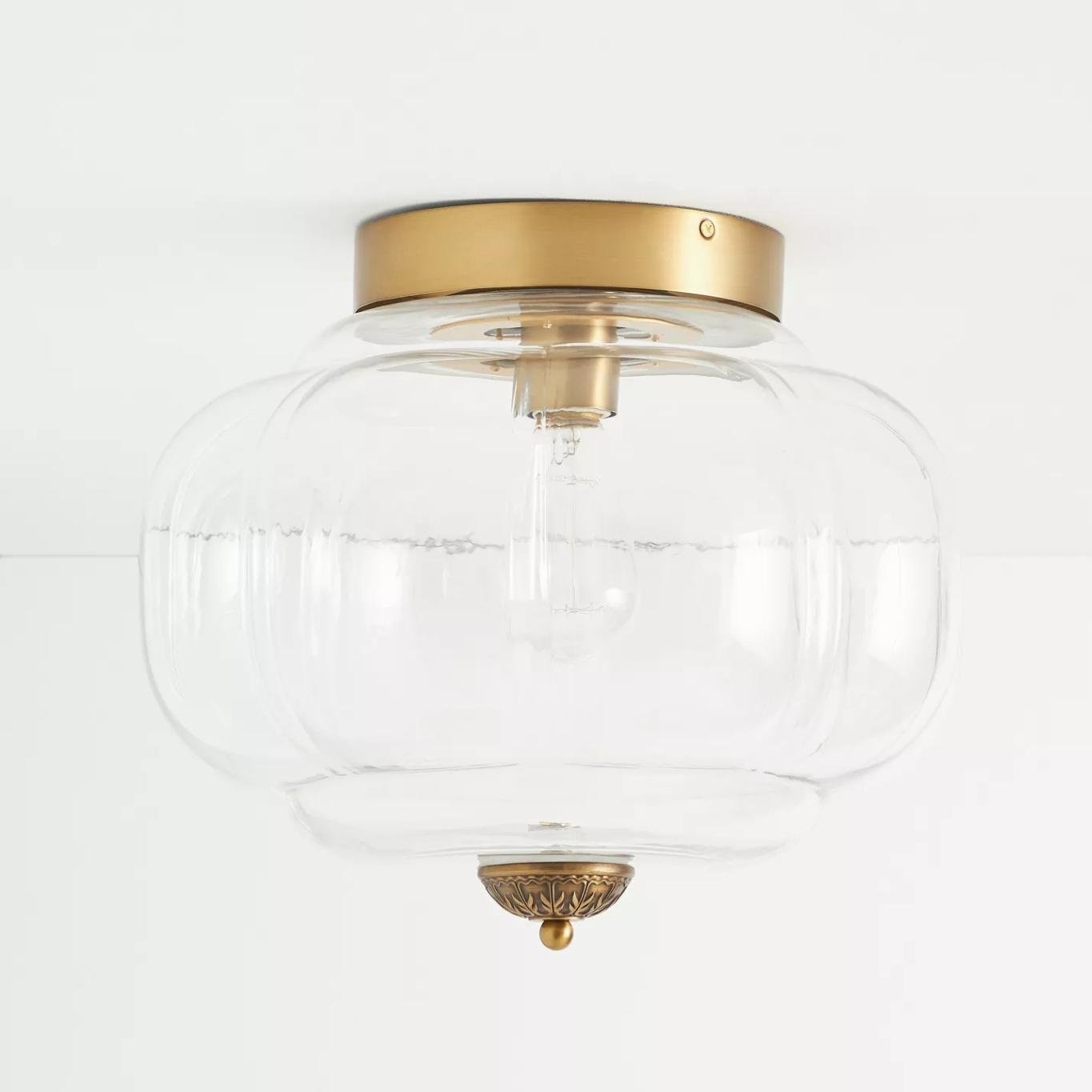 Vintage Eloise melkglas plafondlamp - Vintage Charm Soft Glow HL1650