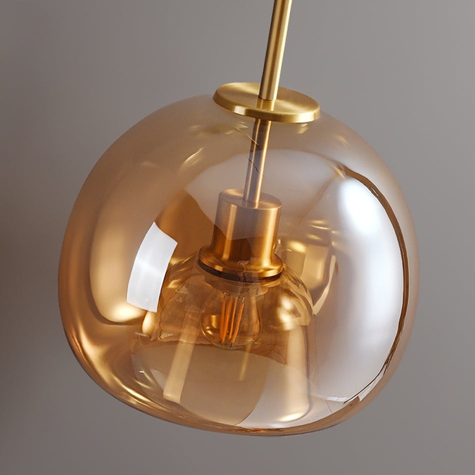 Retro Bubble Concave Glazen Plafondlamp HL847