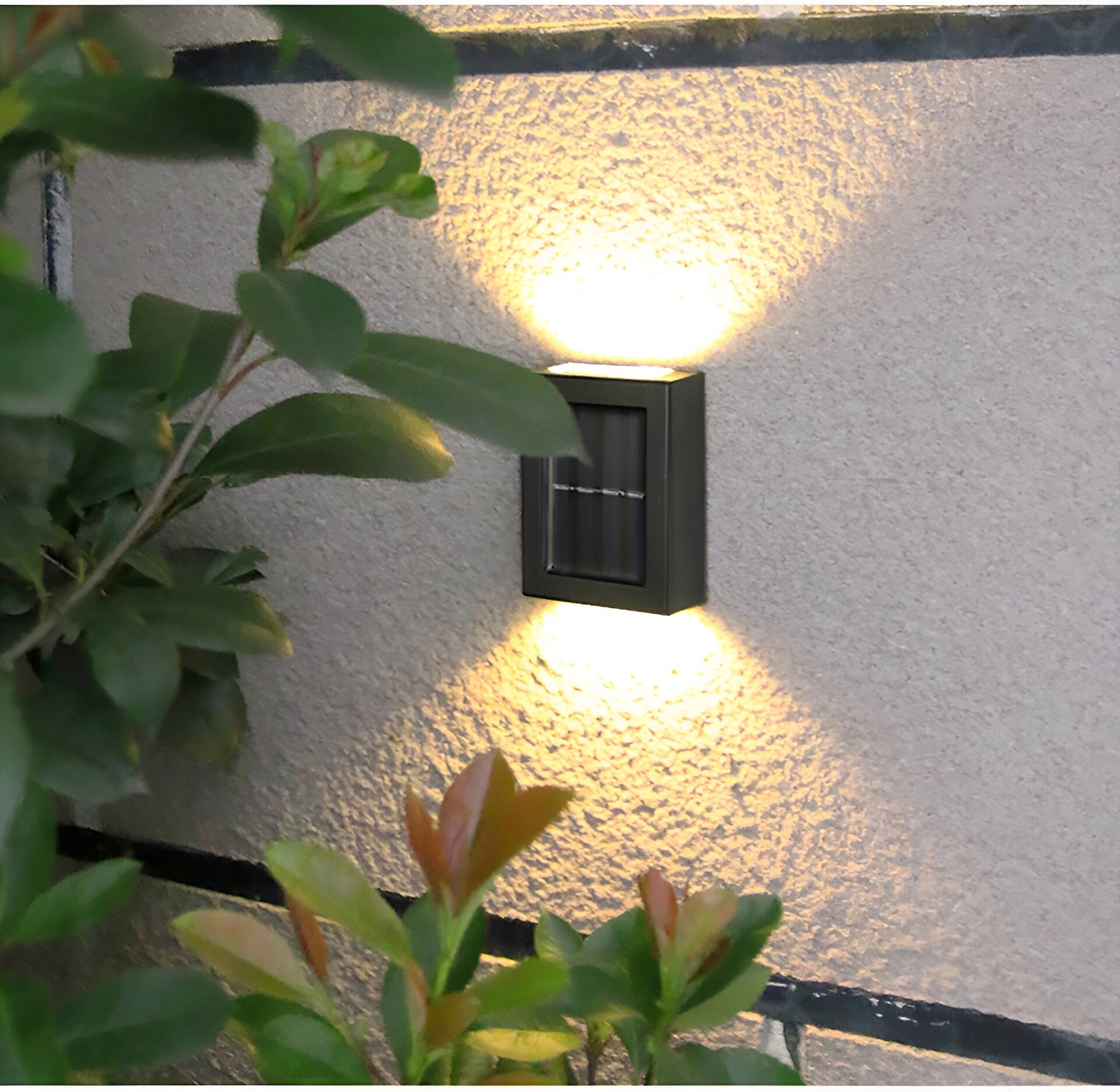 Waterdichte LED-wandlamp op zonne-energie, IP65, HL1261