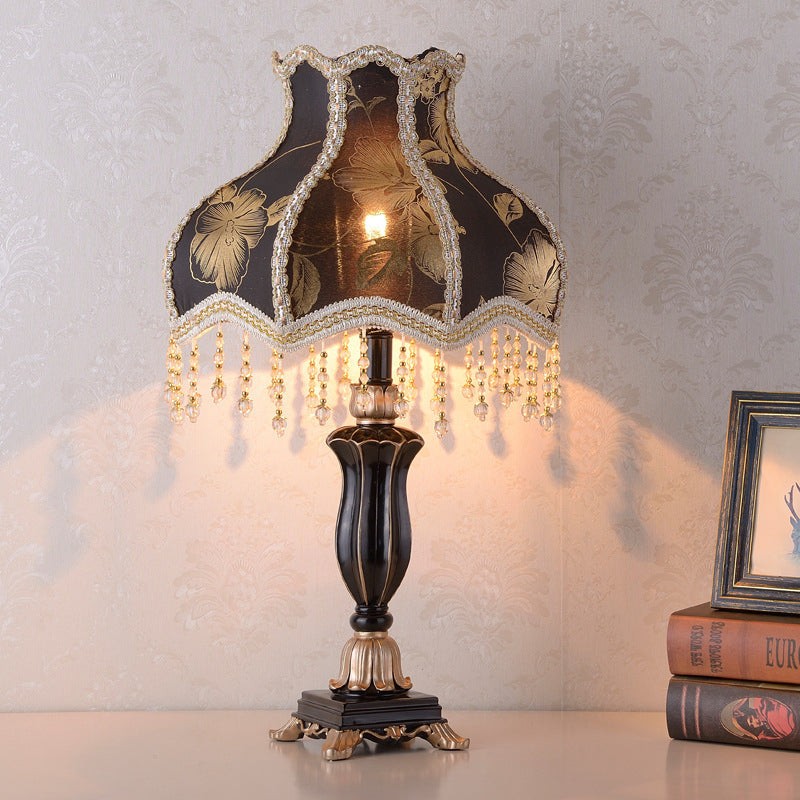 Palace Floral Hars Gesneden Basis Tafellamp HL877