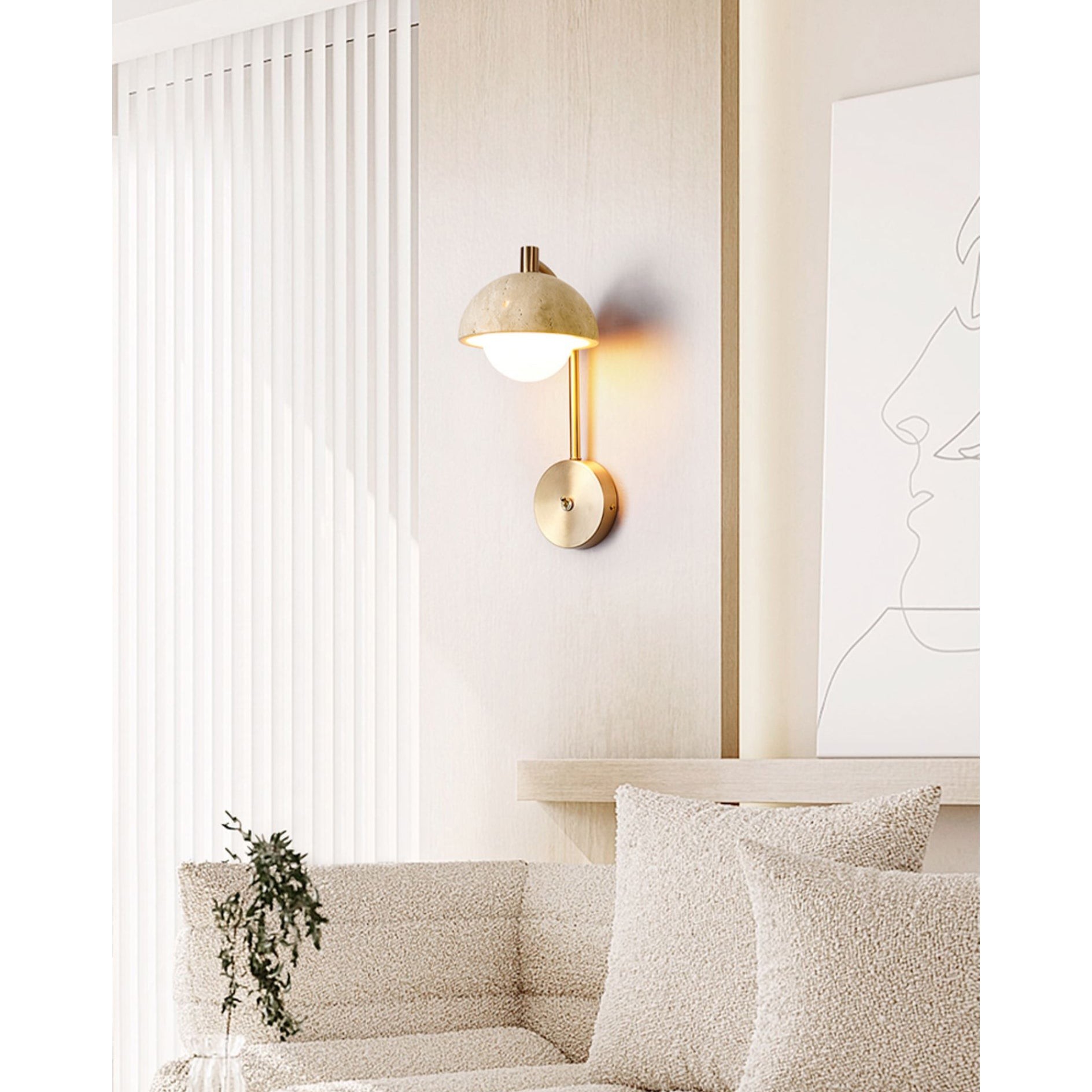 Wella wandlamp HL3234