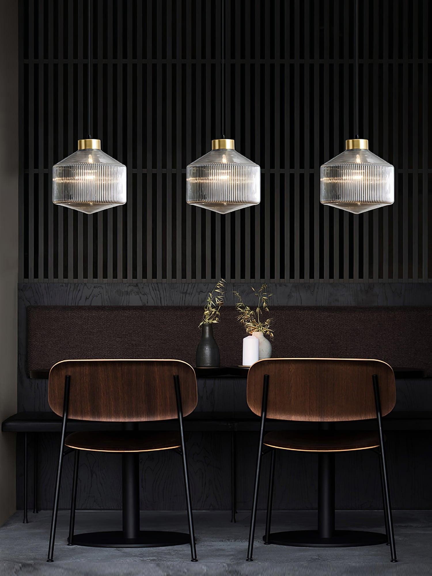 Gestreepte Spinning Top Hanglamp HL727