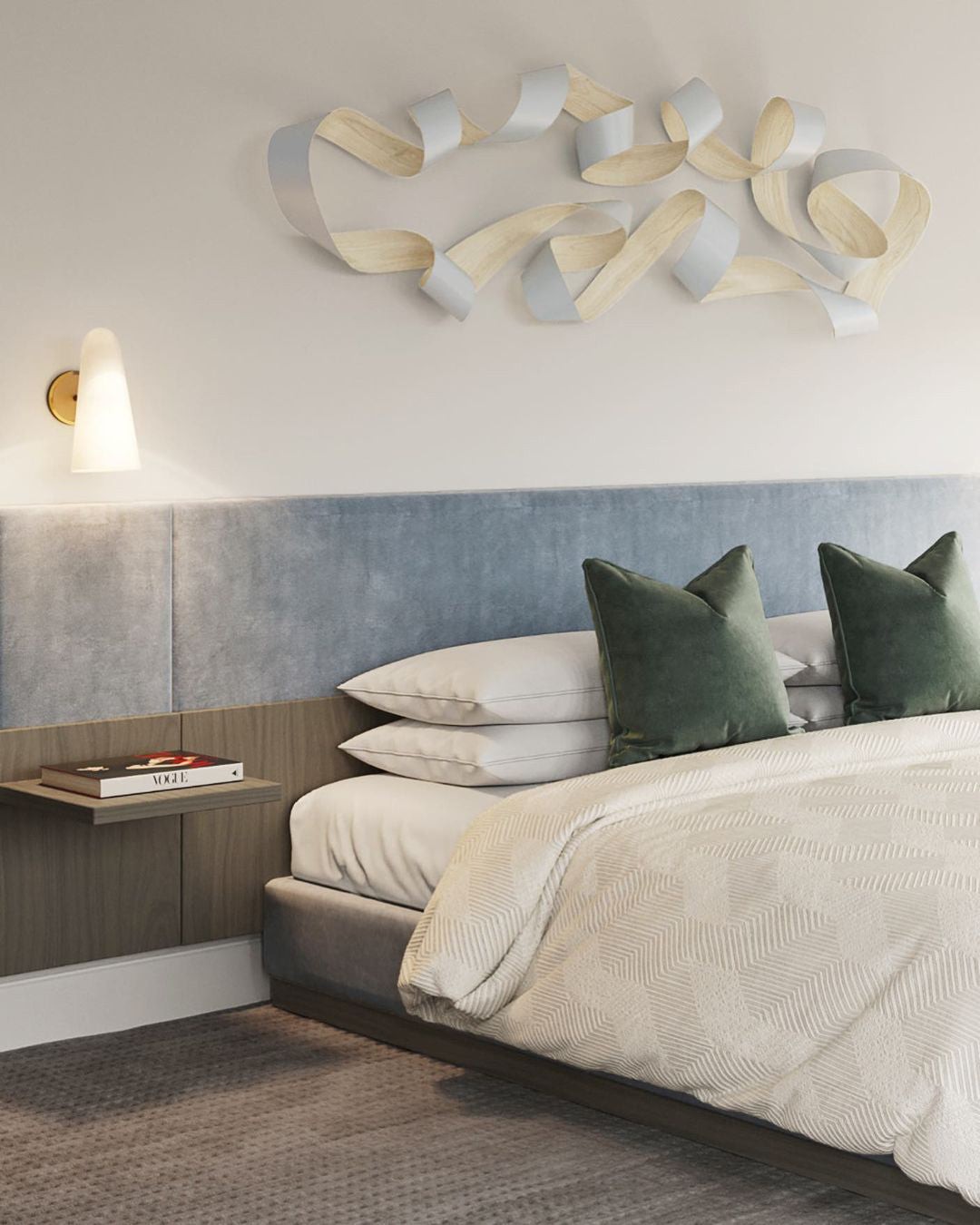 Nordic Simple Light Luxe Messing Wandlamp HL687