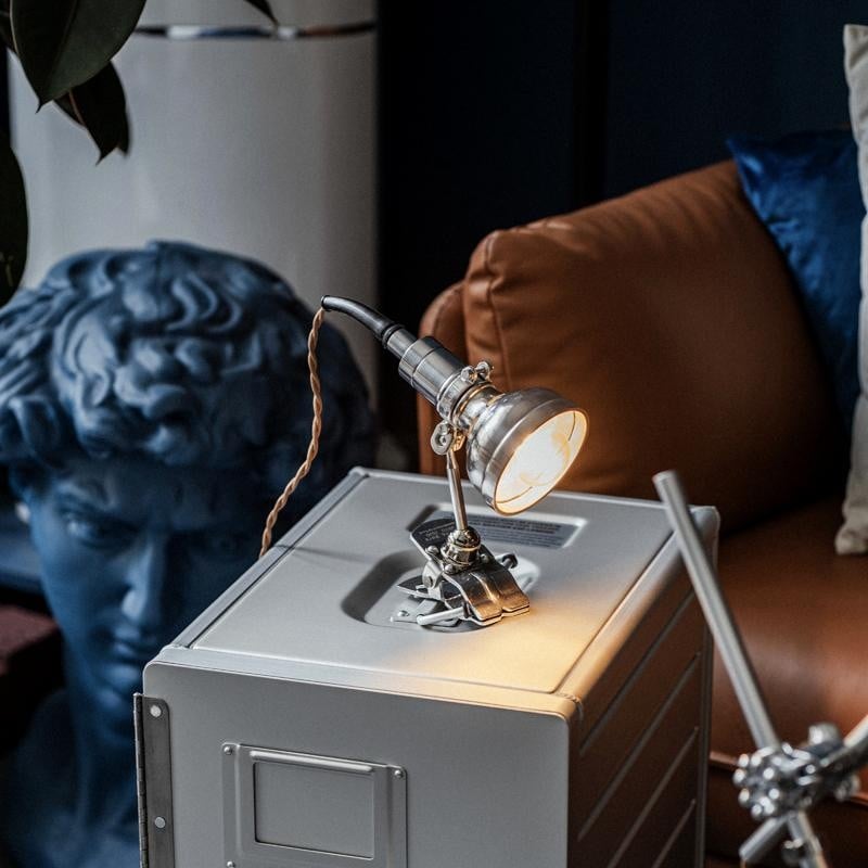 Vintage clip-on industriële lamp Serie