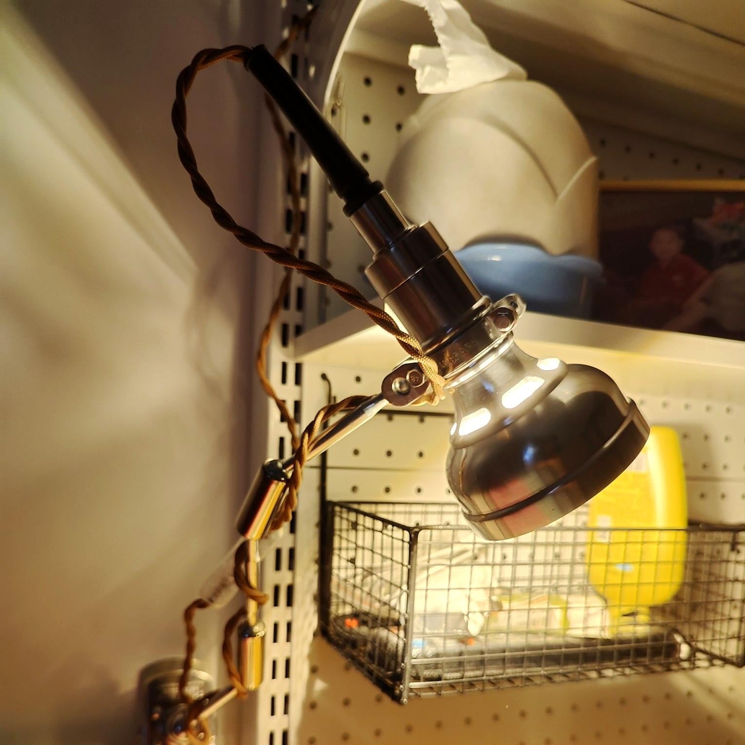 Vintage clip-on industriële lamp Serie