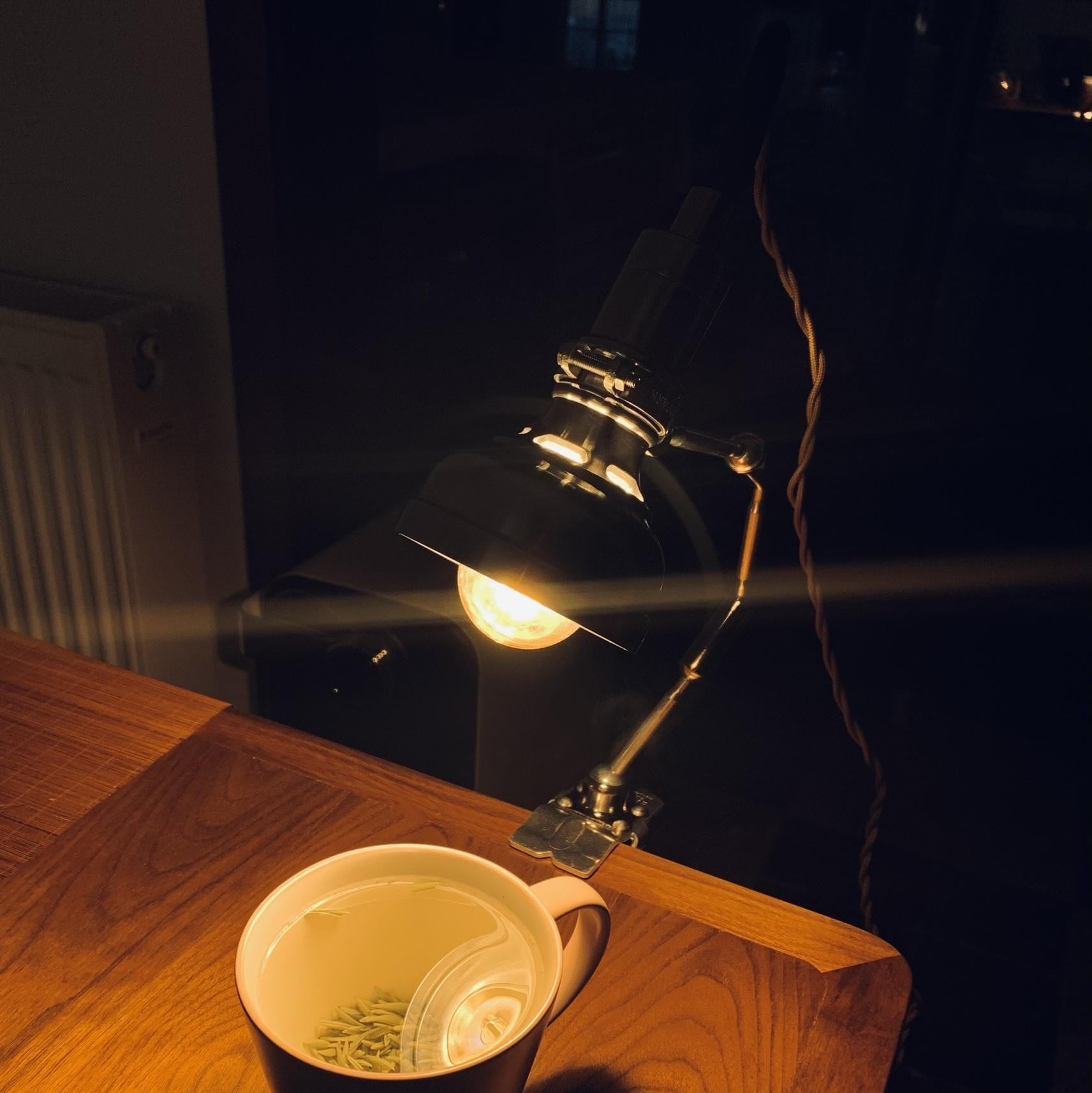 Vintage clip-on industriële lamp Serie