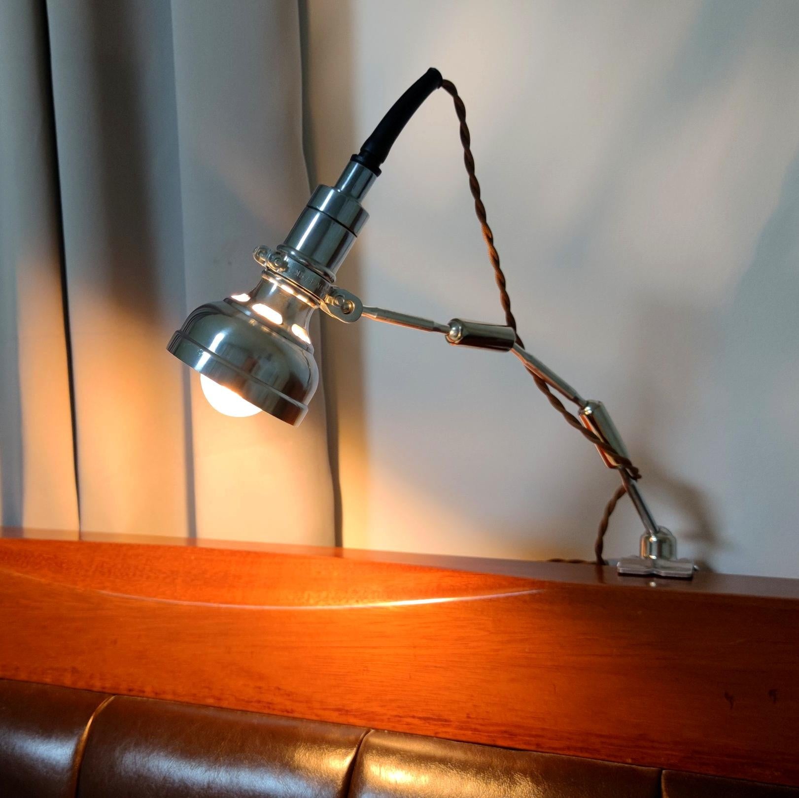 Vintage clip-on industriële lamp Serie