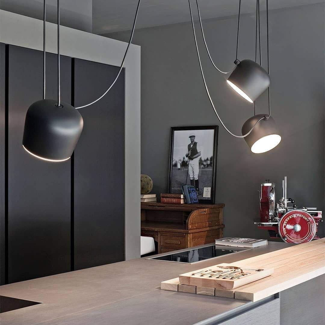 Axiomorna Industriele Hanglamp Eettafel (Dimbare versie)