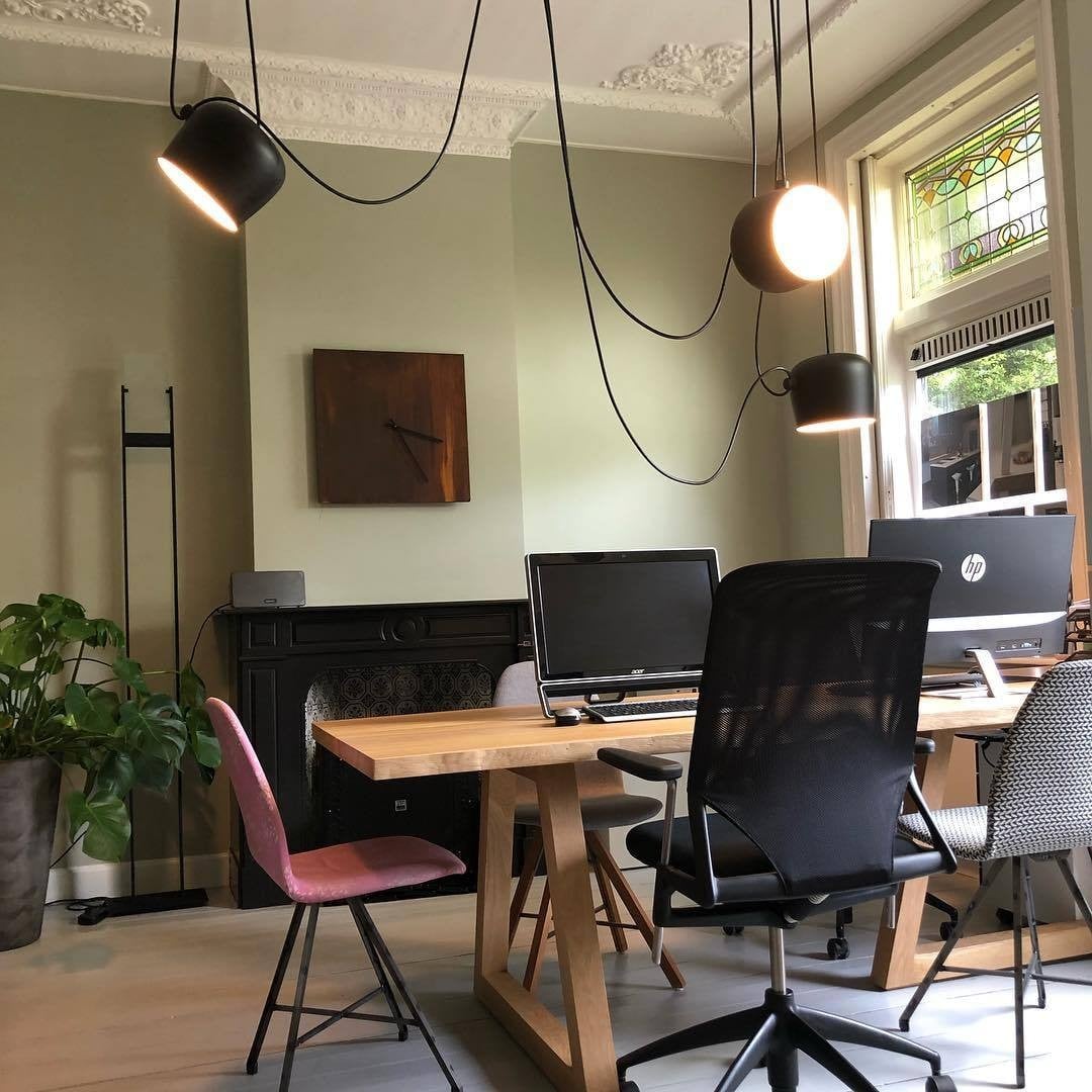 Axiomorna Industriele Hanglamp Eettafel (Dimbare versie)