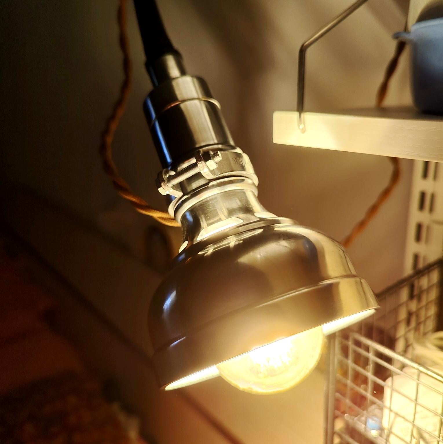 Vintage clip-on industriële lamp Serie