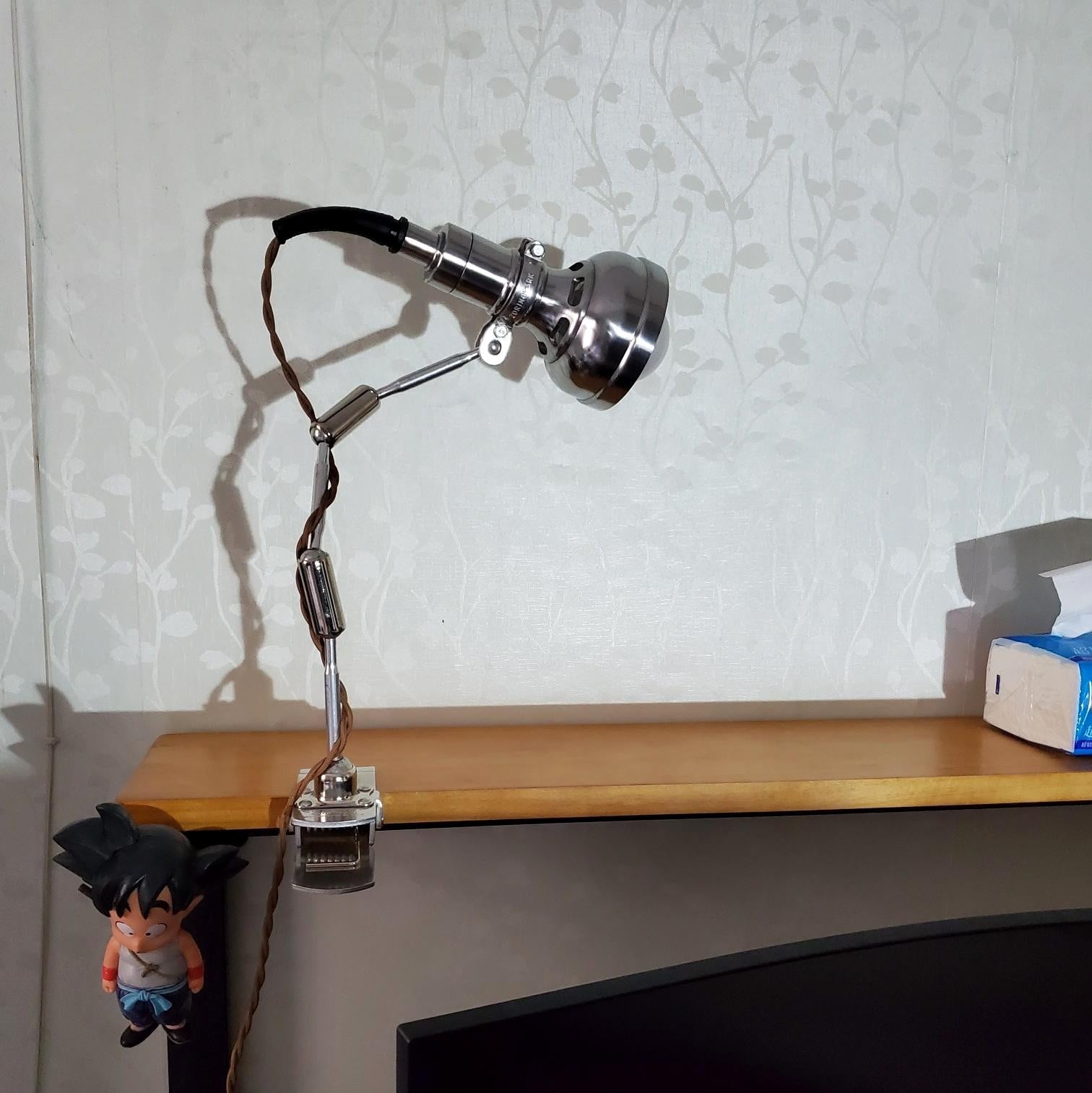 Vintage clip-on industriële lamp Serie