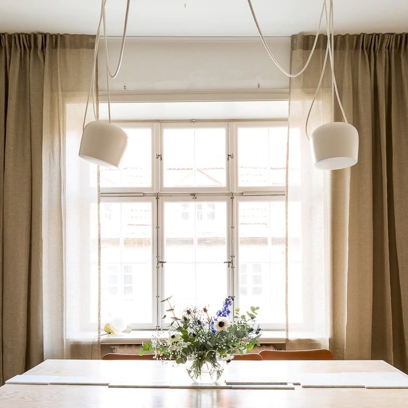 Axiomorna Industriele Hanglamp Eettafel (Dimbare versie)